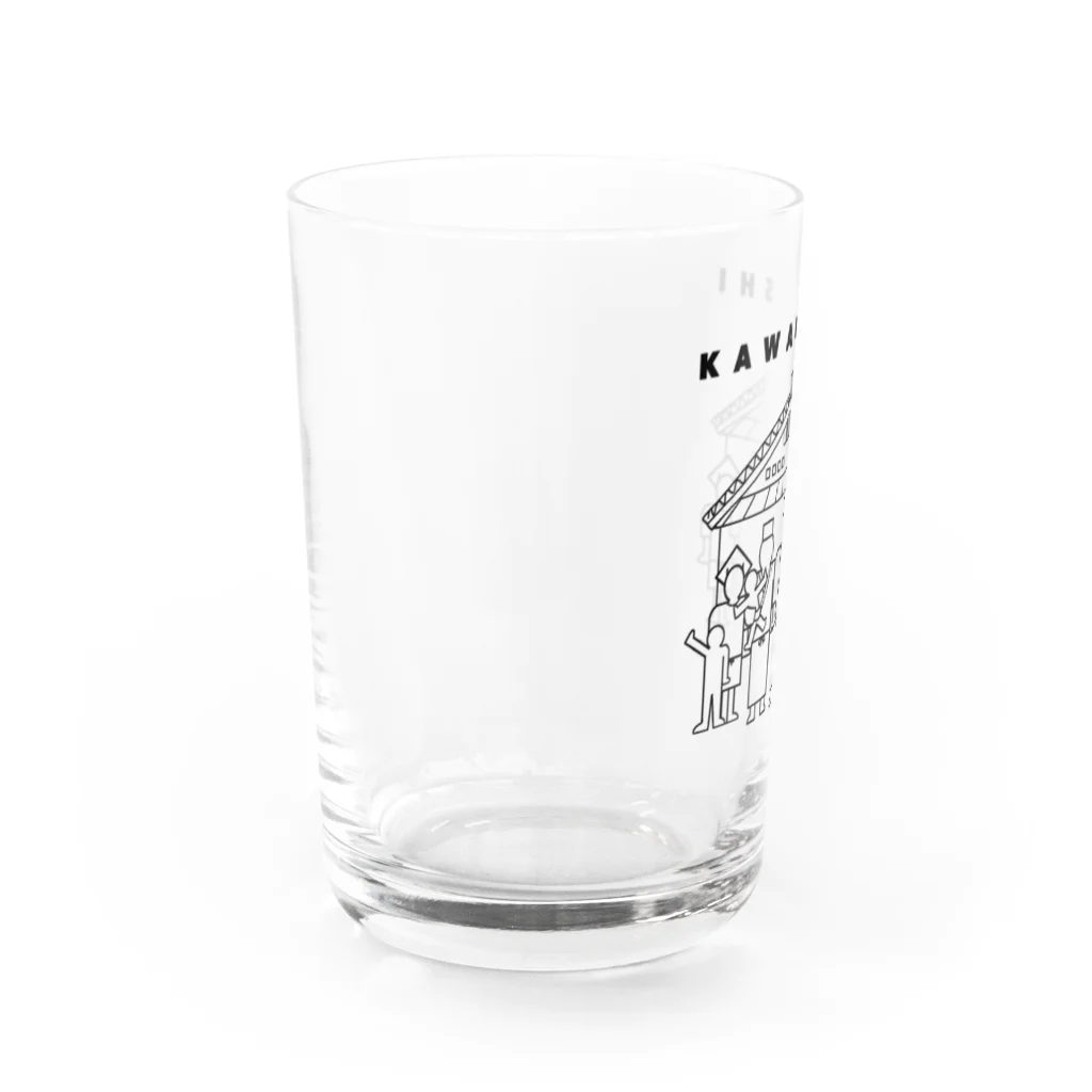 そば処　川岸のkawagishi家族 Water Glass :left