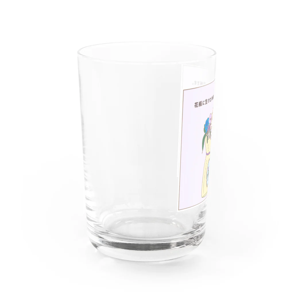 かすみ草のおまじないの花言葉 Water Glass :left