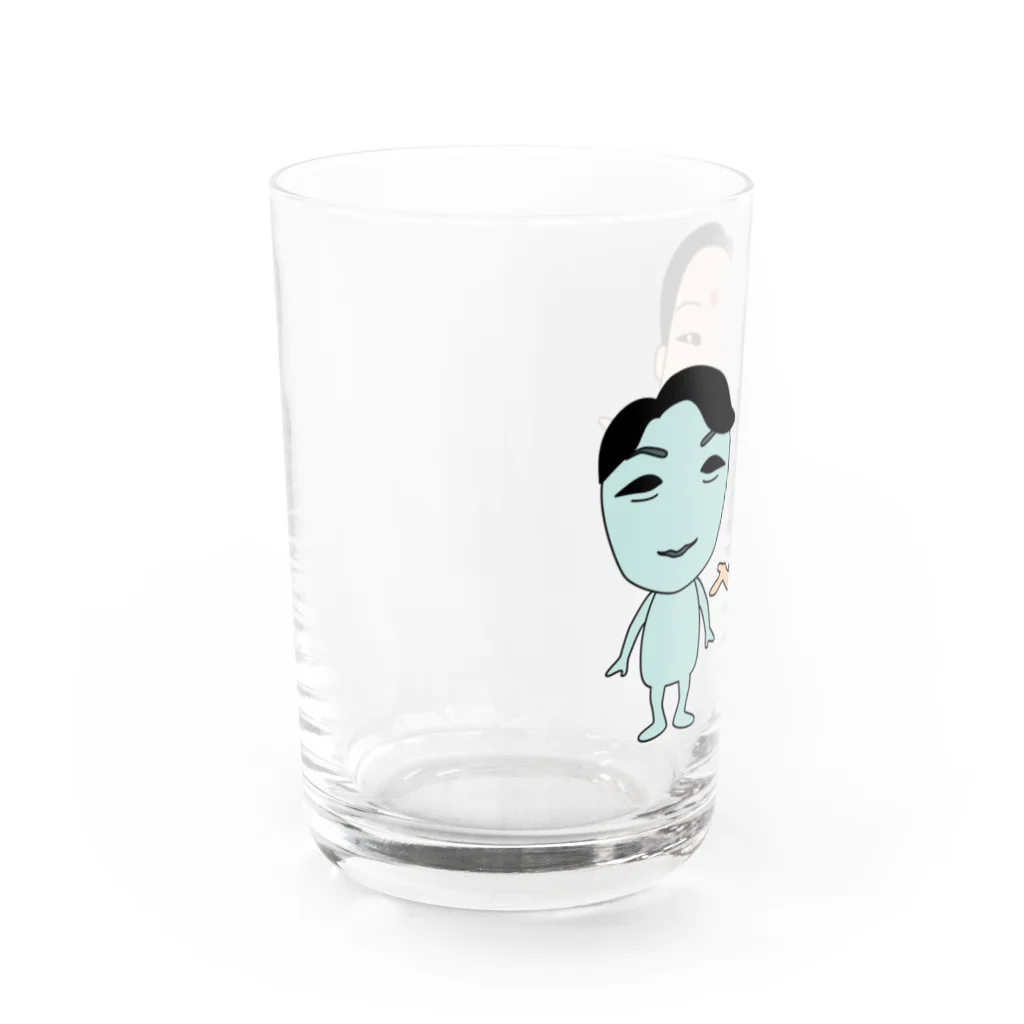 爆笑会コーポレーションの晃子さんとゼータヨシクル☆ Water Glass :left
