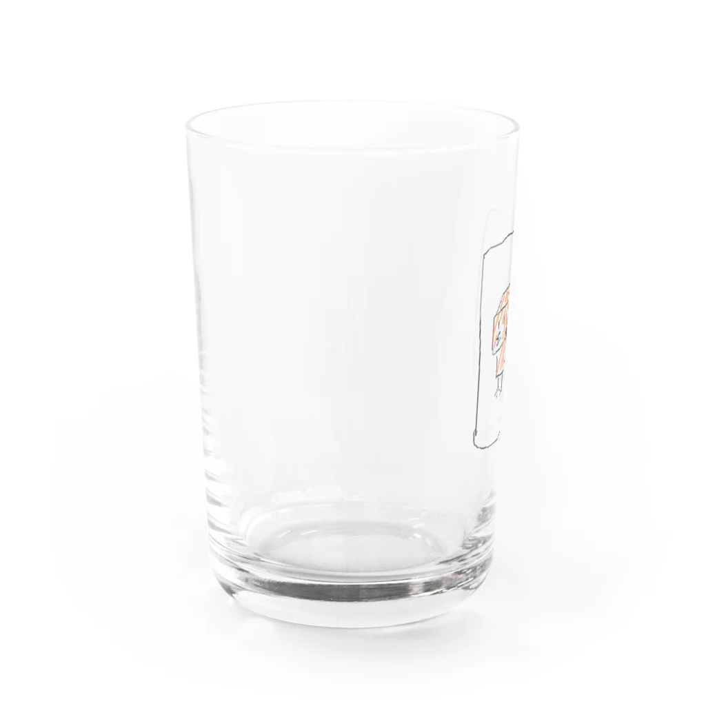 しゃ一ぷーるのコマドリキューブ Water Glass :left
