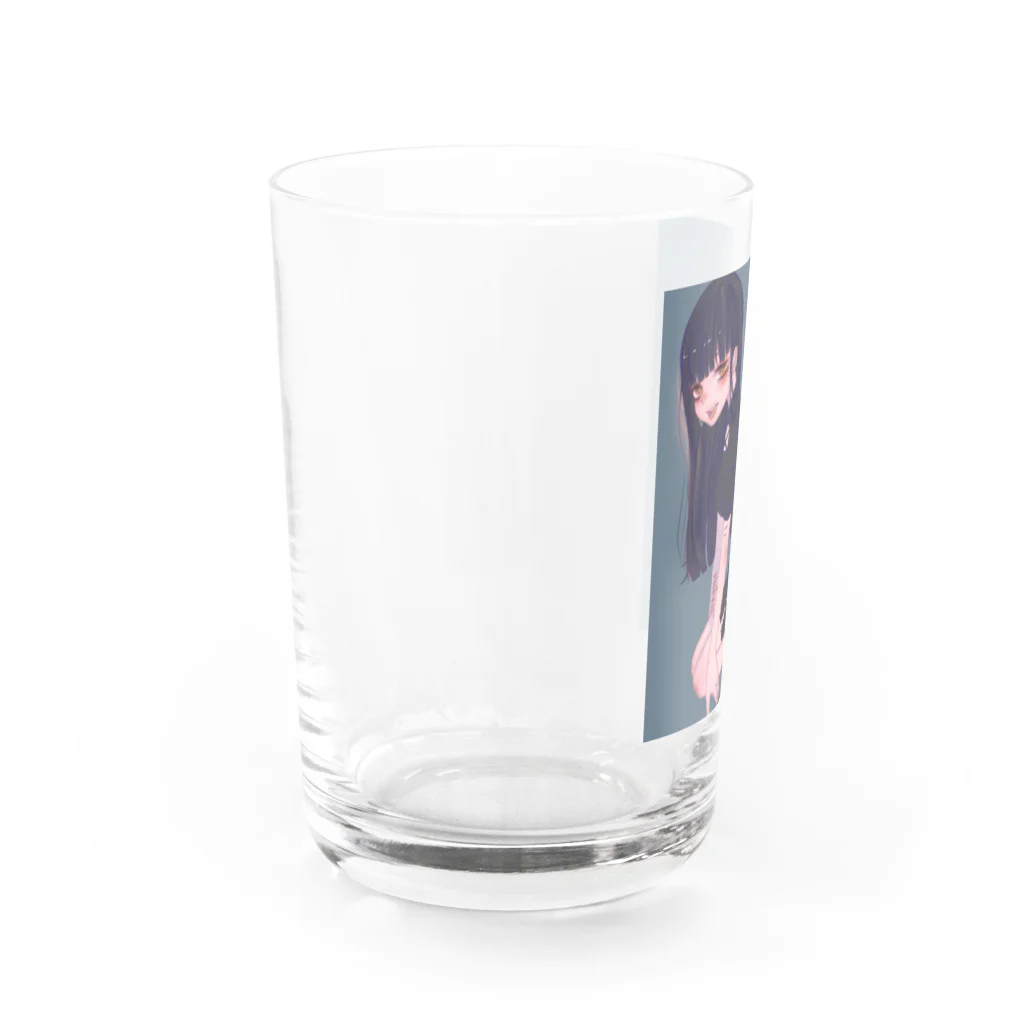 ALCOHOLICの舌ピちゃん Water Glass :left