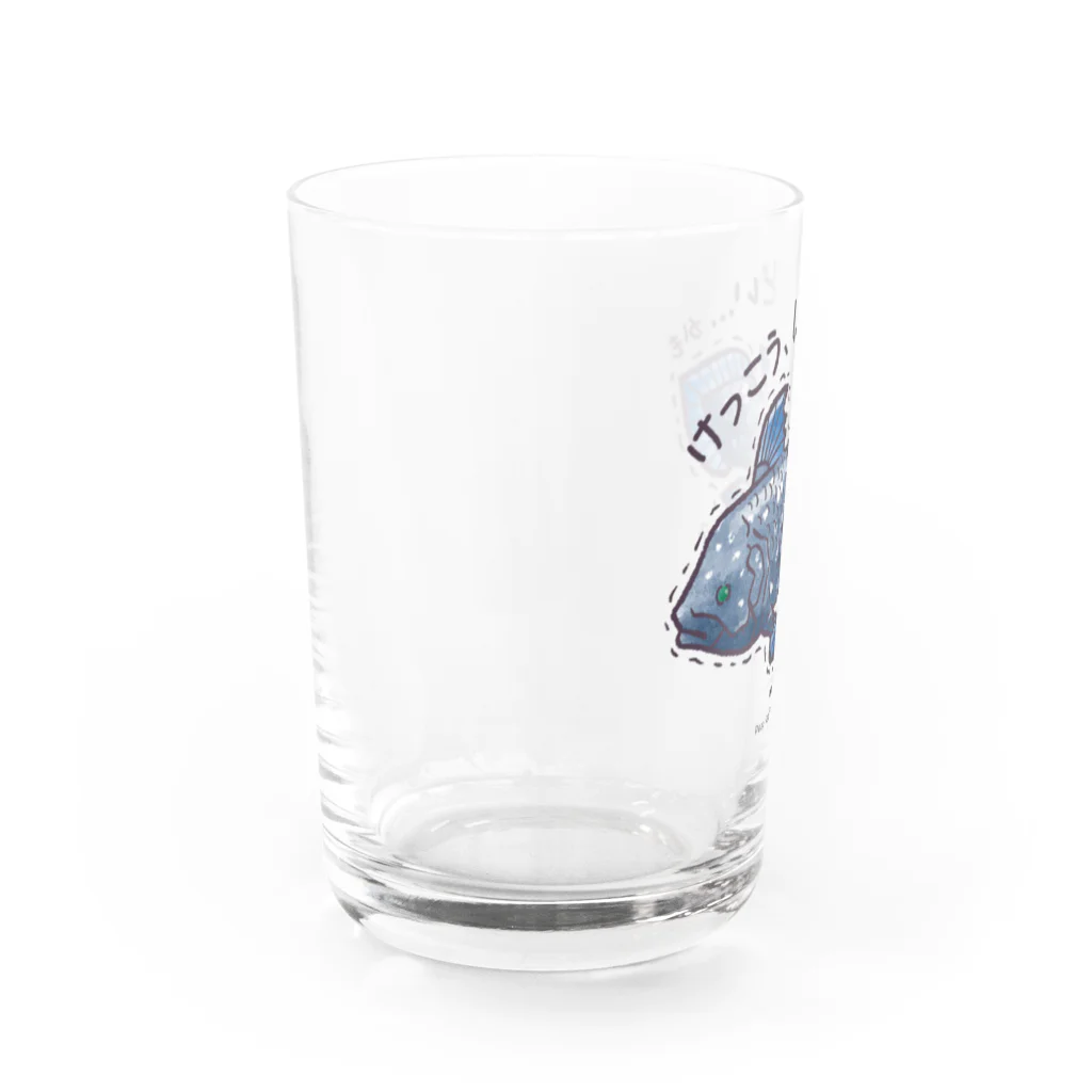 mincruのちょっとお疲れ気味のシーラカンスさん Water Glass :left