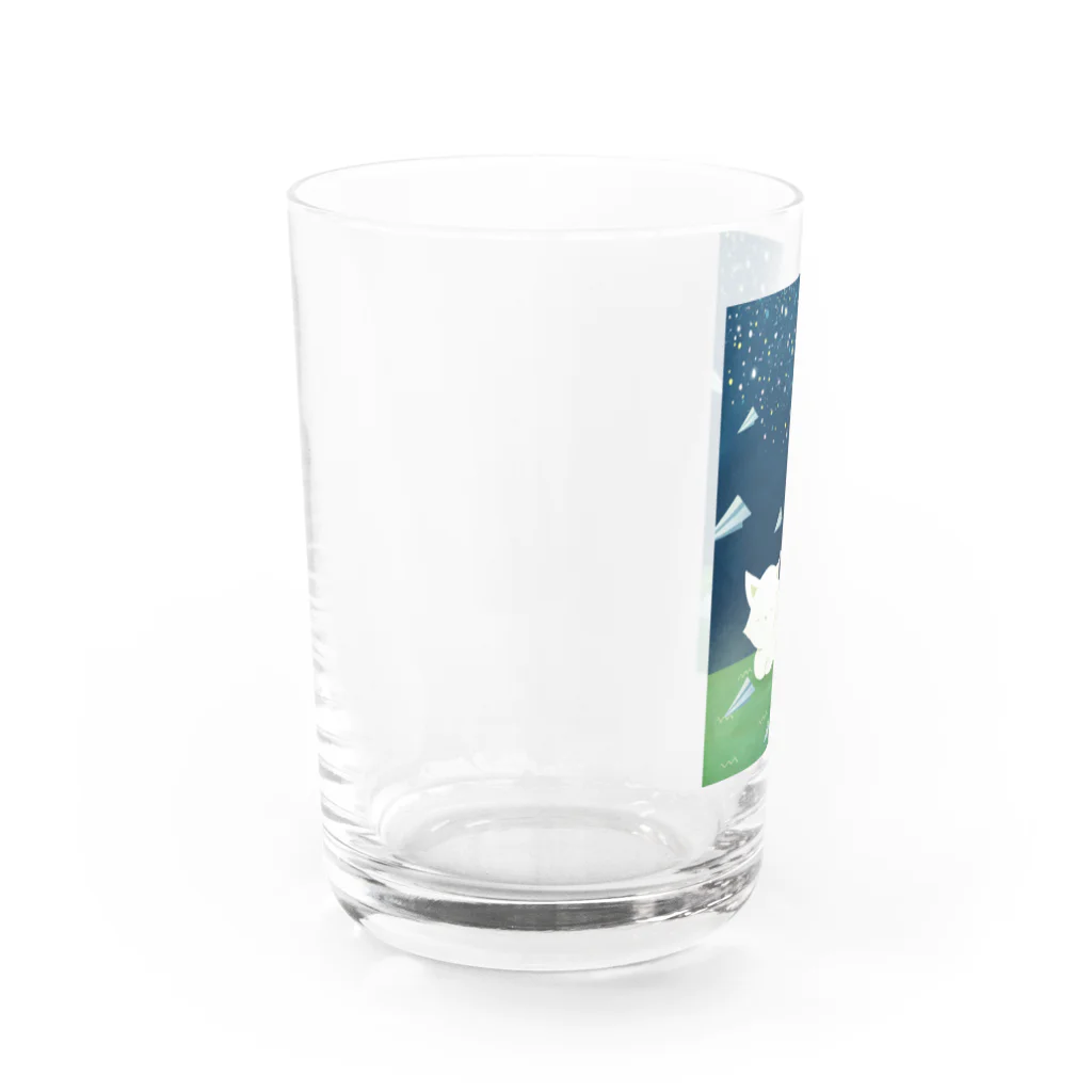 金森 葵の猫と夜空と眺める人 Water Glass :left