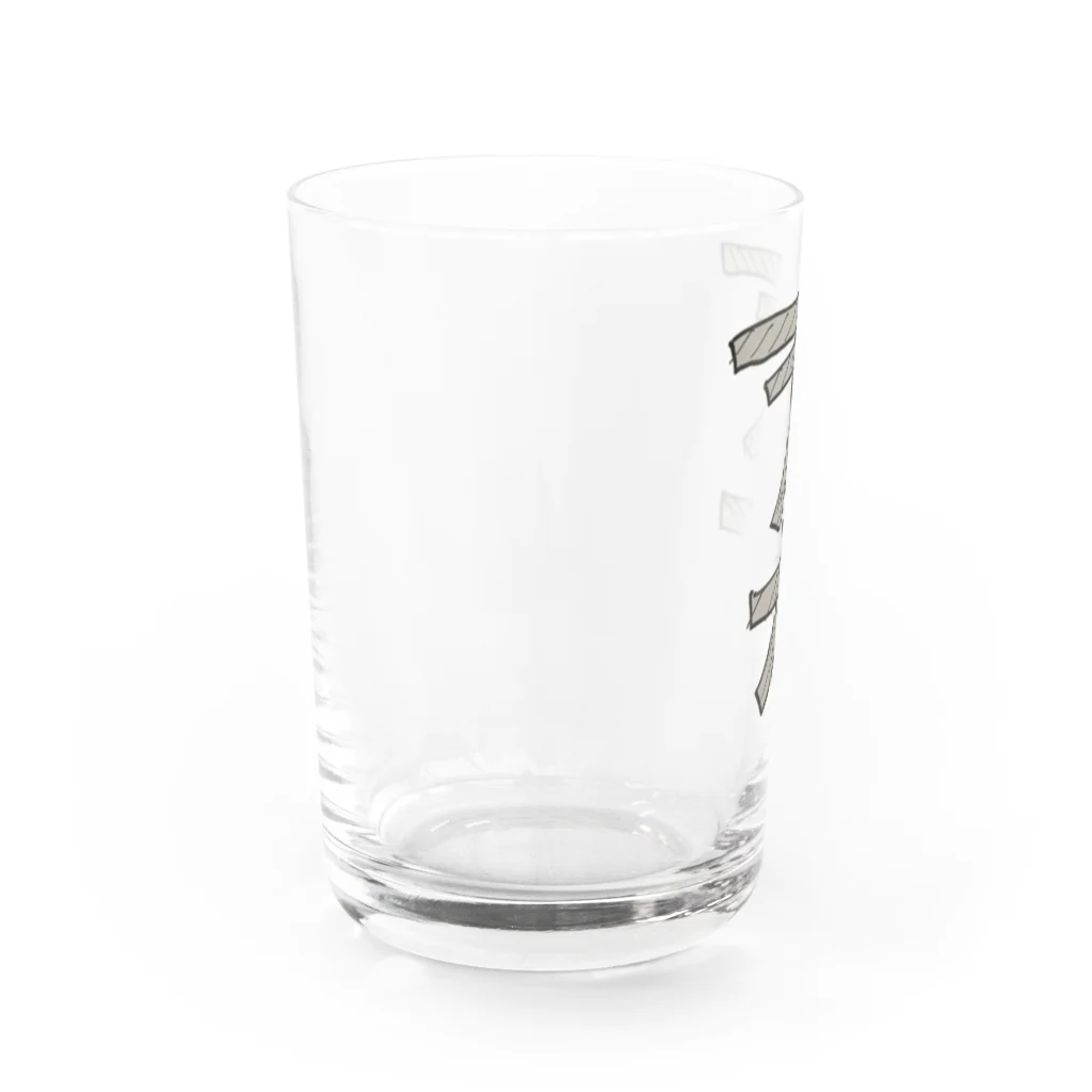 おもろ商店の自己主張グッツ Water Glass :left