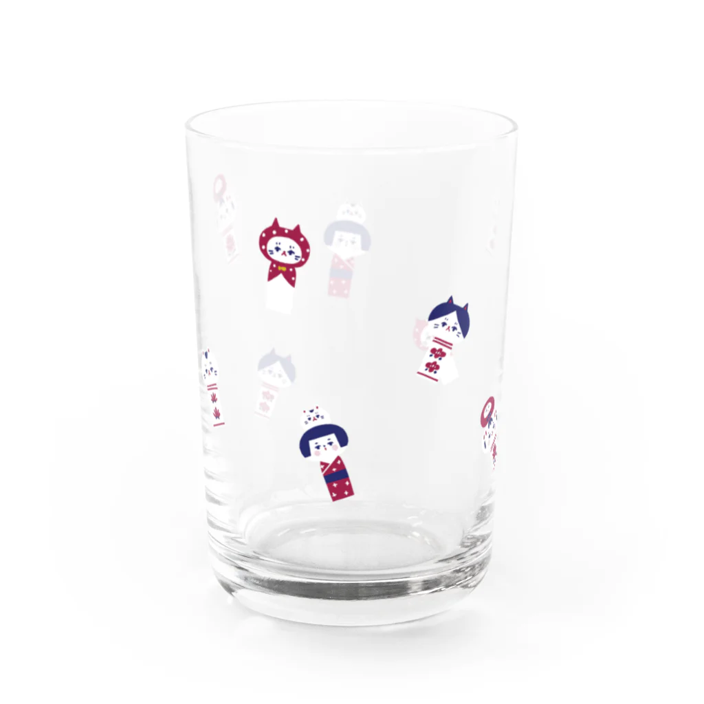 marucoro chanのランダムこけしちゃん Water Glass :left