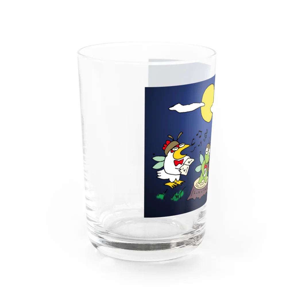 yama-onの秋の夜 Water Glass :left