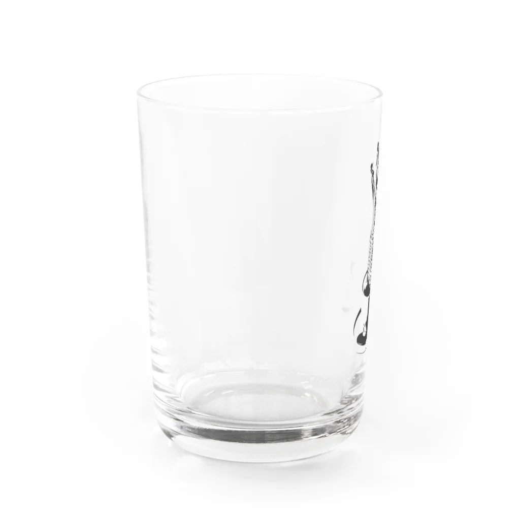 NOBODY754のCrocochinno (Black) Water Glass :left