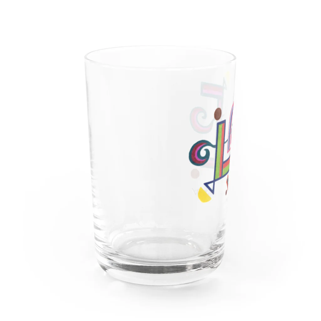 Berry Land storeのLOVE Water Glass :left