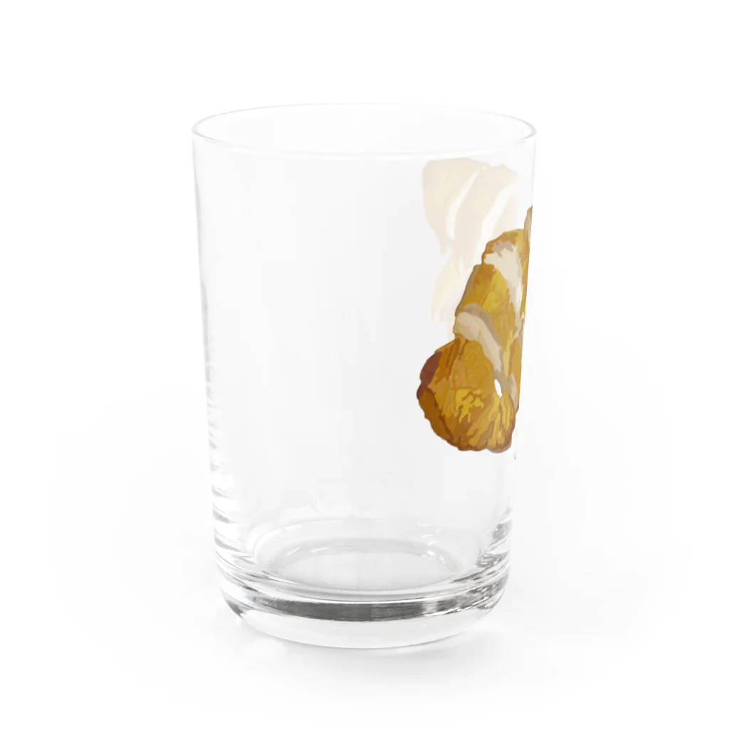 脂身通信Ｚのスモークチキン(レッグ） Water Glass :left