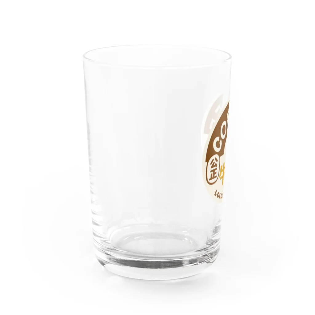 lollipop cowboyのコーヒー牛乳 Water Glass :left