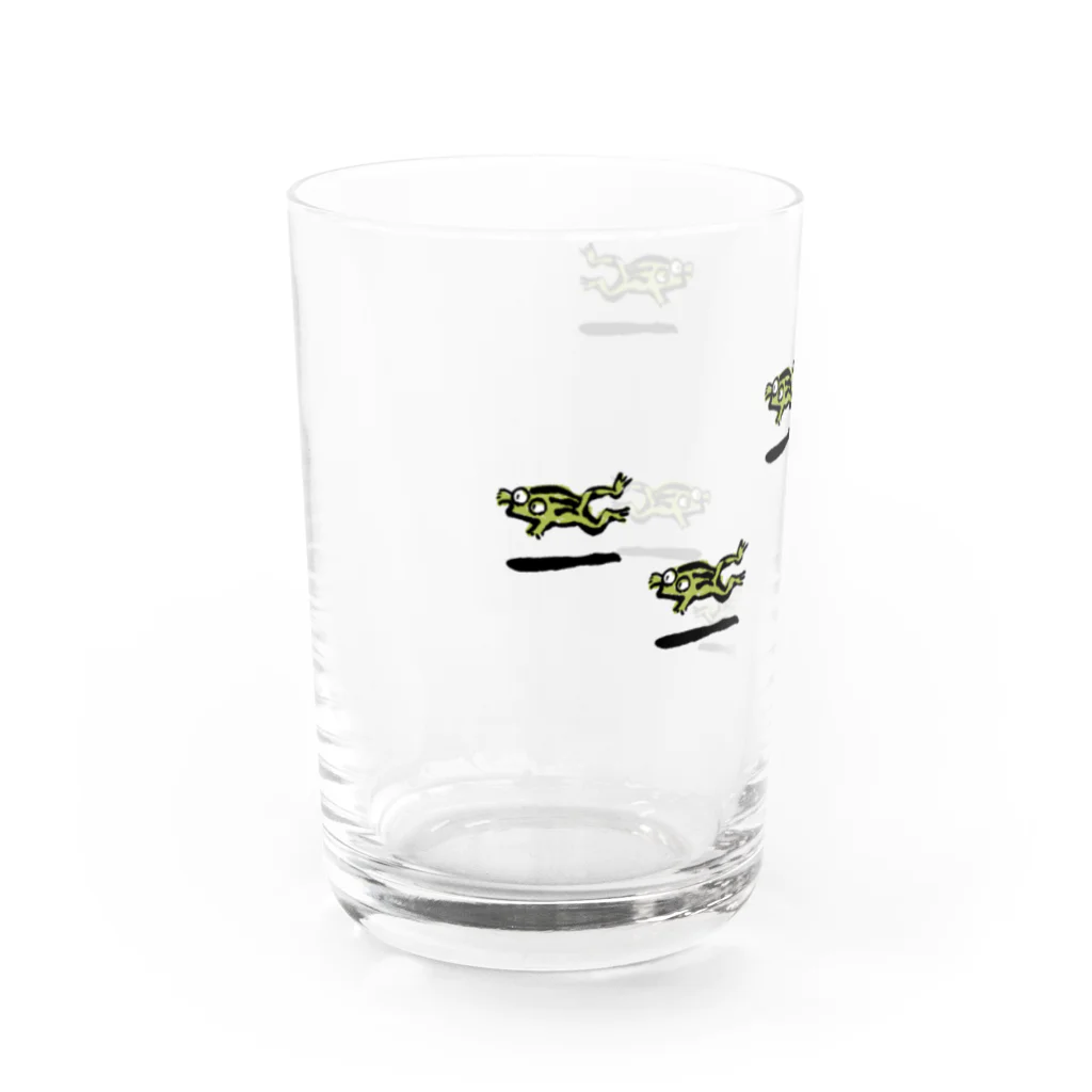 なまらやのかえるづくし Water Glass :left