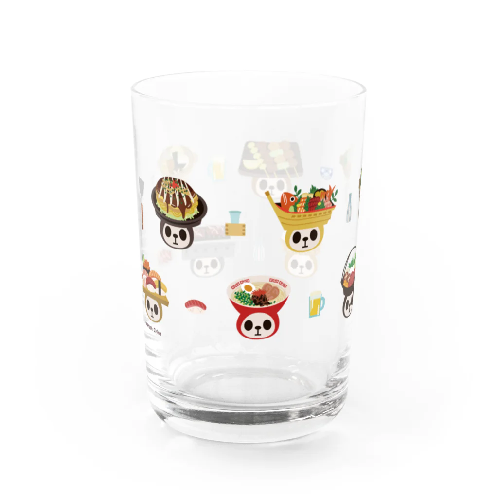 キッチュのカブリモノ日本料理パンダ Water Glass :left