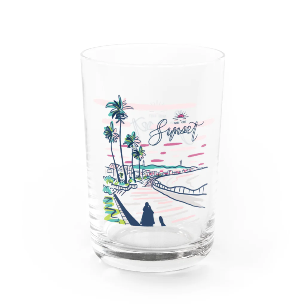 N-huluのサンセット Water Glass :left