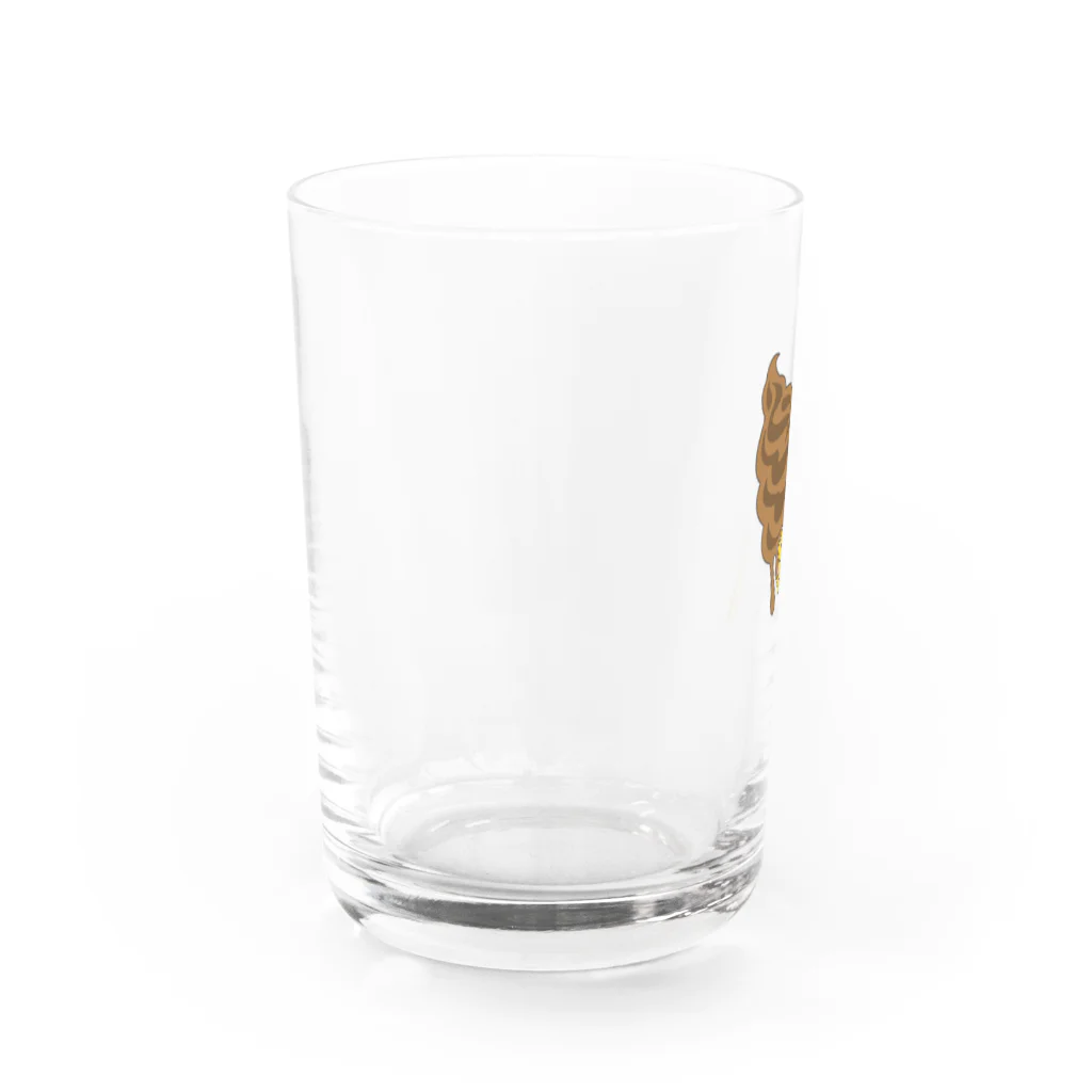 KANTAROのsoftcreamチョコレート Water Glass :left