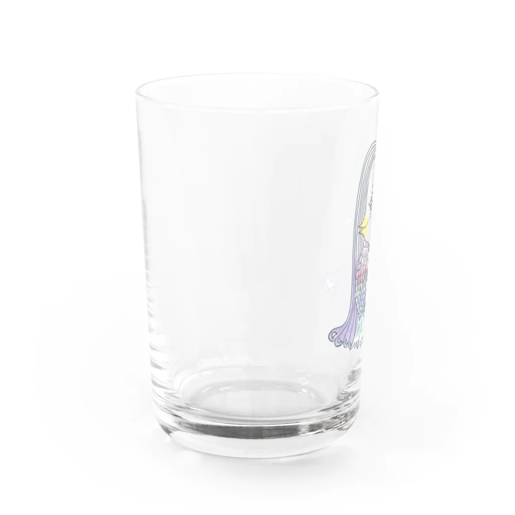 えんぎもんのあまびえーぬ【癒】 Water Glass :left