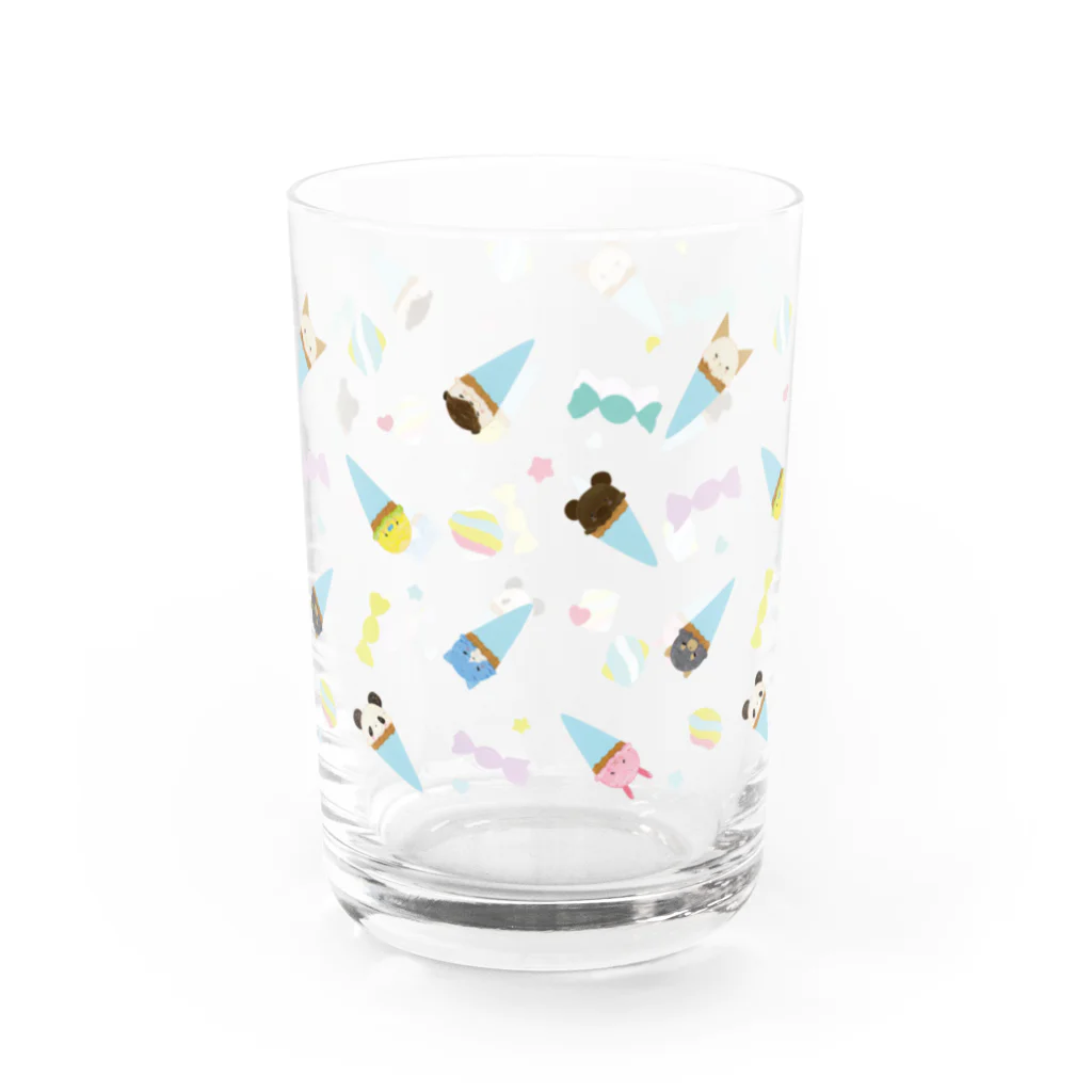 アラヤ こころのアニマルアイスクリームパーラー　グラス Water Glass :left