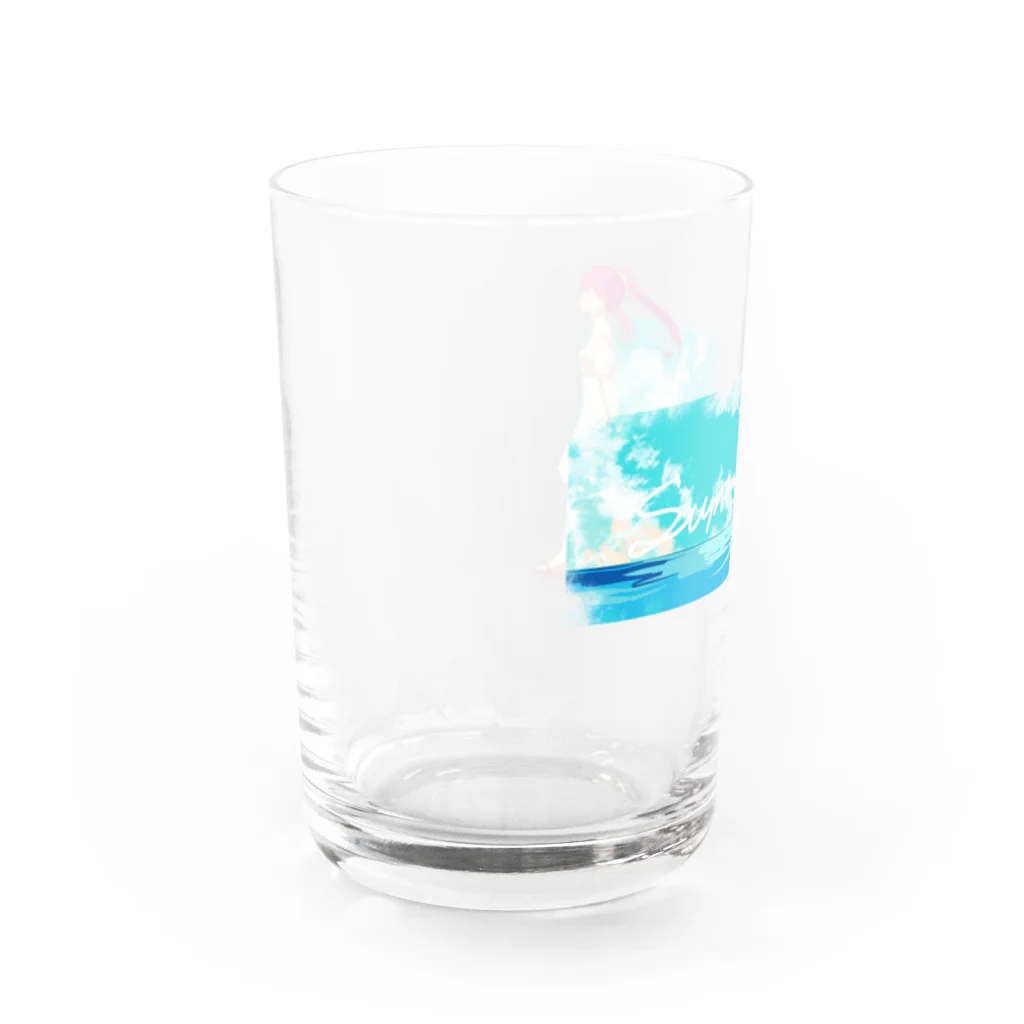 はにわの夏のひと時 Water Glass :left