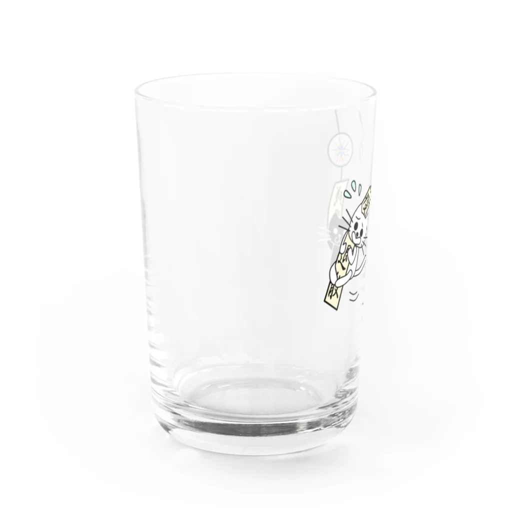 J's Mart 2ndのたまとクロと風鈴 Water Glass :left