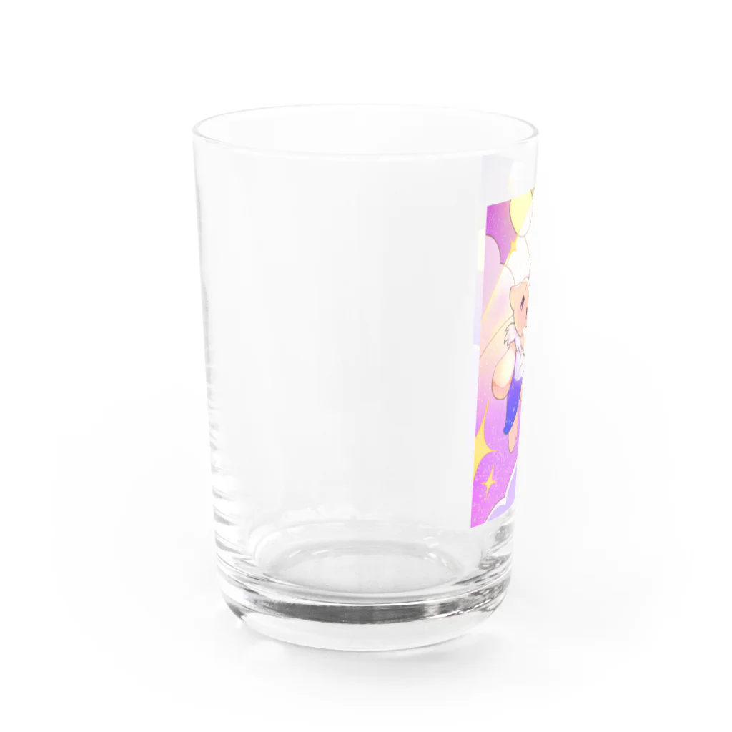 モコモコミュージアムのカコちゃん Water Glass :left