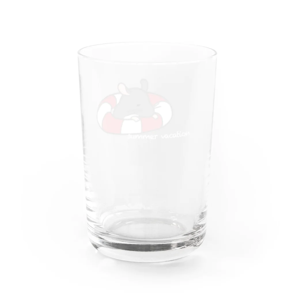 studio Lughのうきわチンチラ Water Glass :left