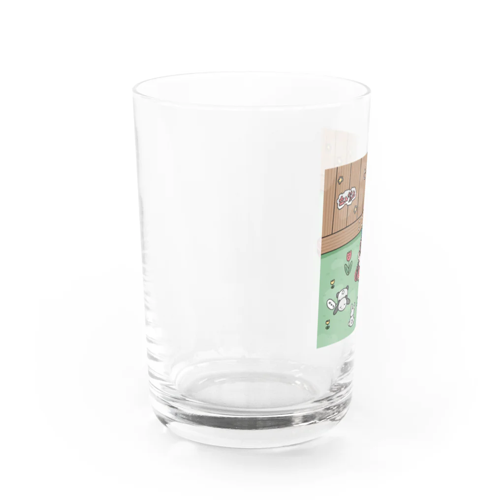 ちゃわんむしのひみつきち Water Glass :left