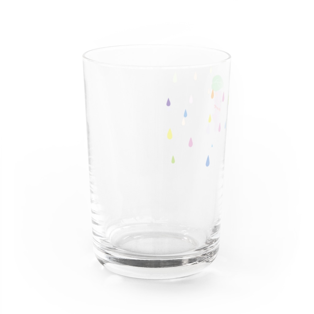 めばえるやのあめふり　くまさん Water Glass :left