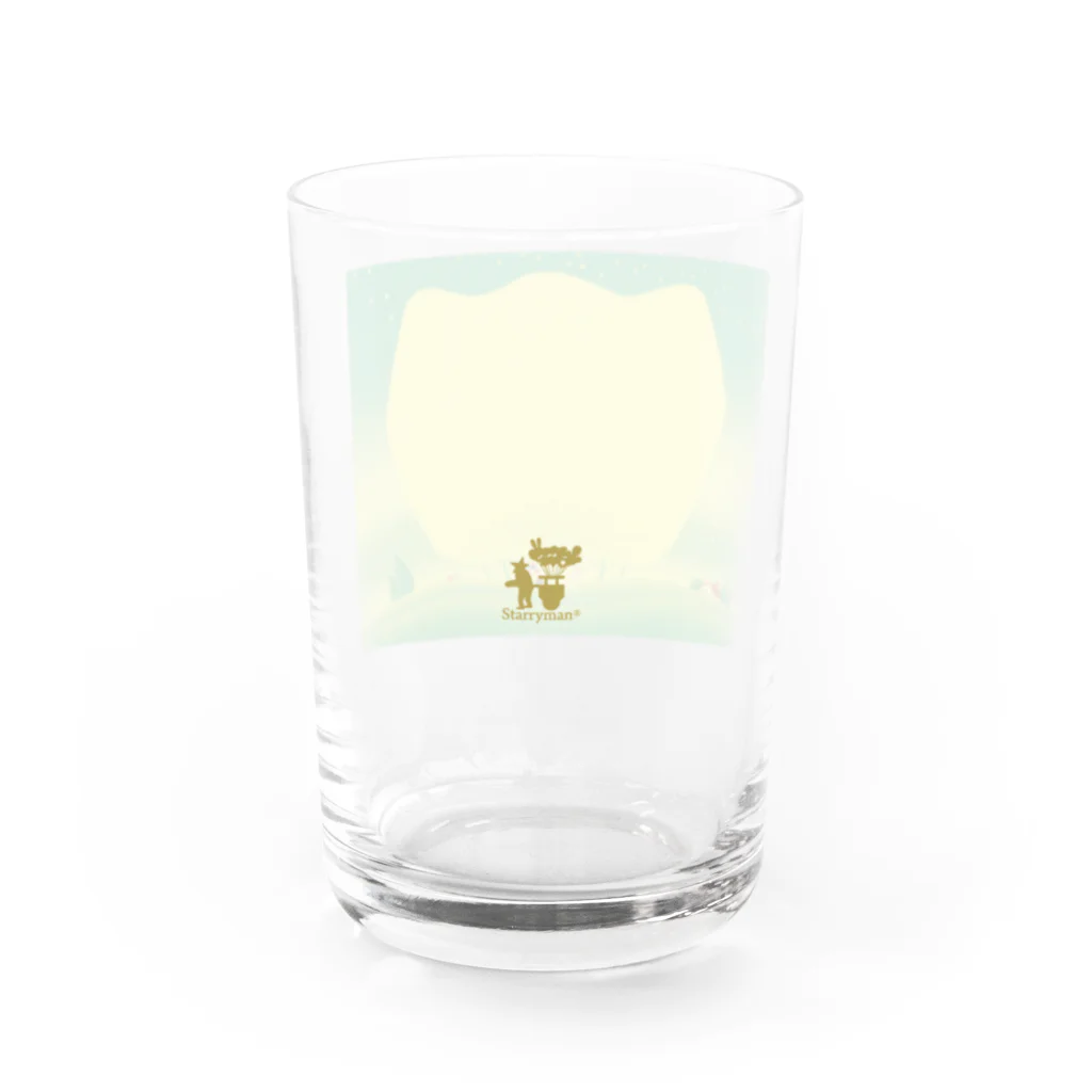 スターリィマンと幸せ暮らしアイテムのお花のメロディー Water Glass :left