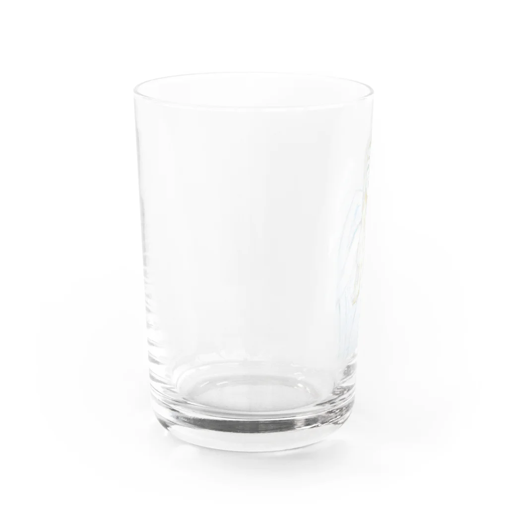 イエローローズの両性具有天使 Water Glass :left
