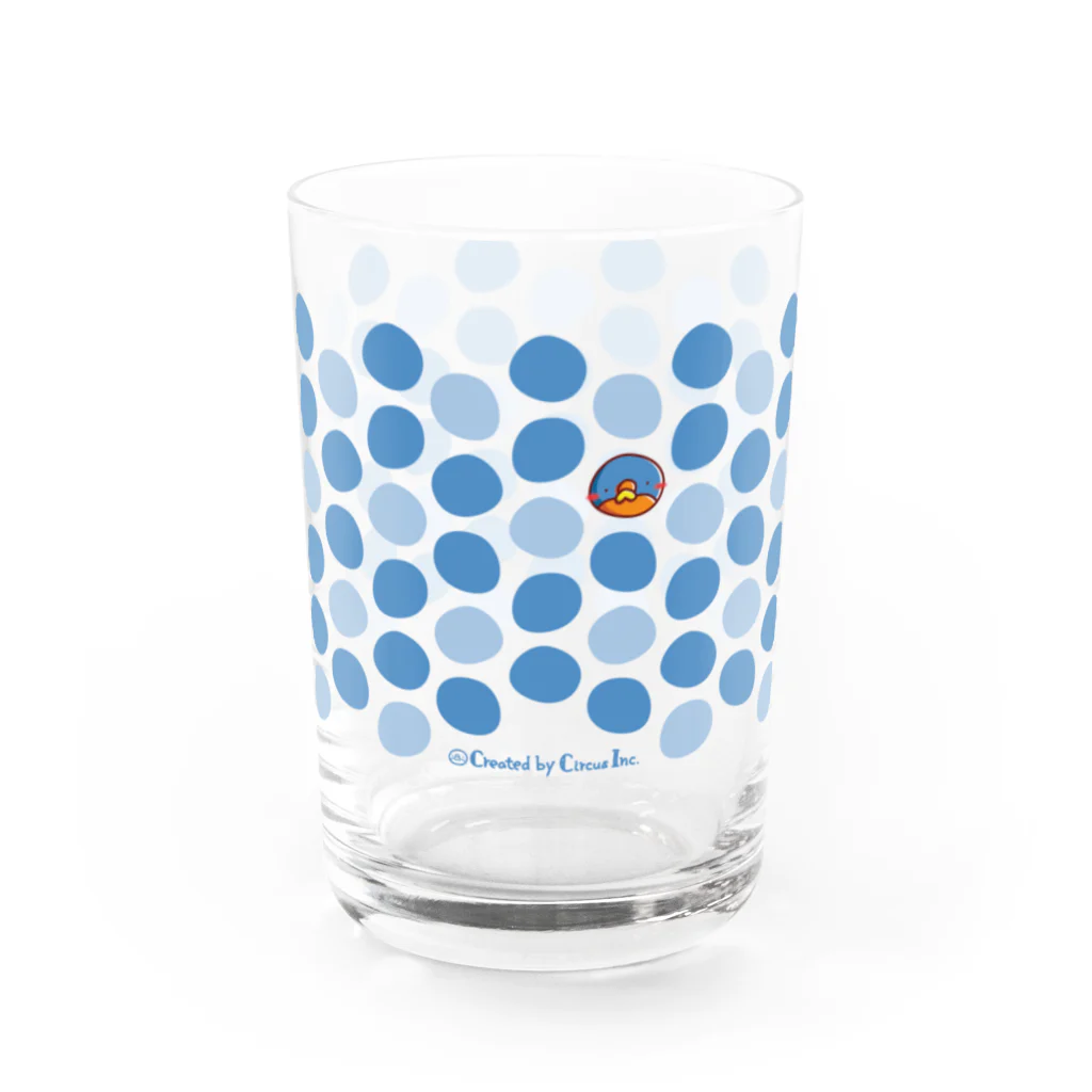 TSUBAME WORKSのdot/blue Water Glass :left