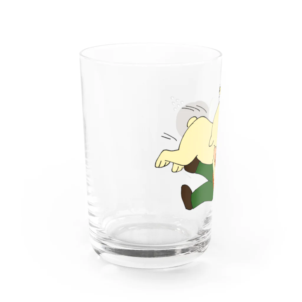 ごぼうのD.D.くんたち(ぎゅぎゅっと) Water Glass :left