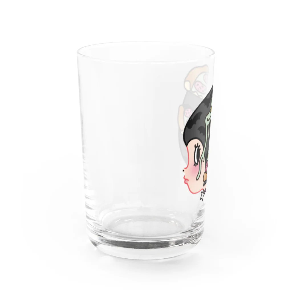 BLACKHOTCAKESのnightmare pizza Water Glass :left