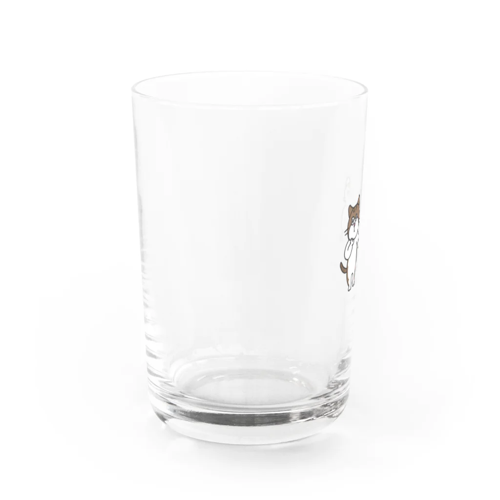 ﾋﾟｰｴﾑ ｱｰｶｲﾌﾞのﾛｺﾞｲﾘ ﾂｰｼｮﾆｬﾝｺ Water Glass :left