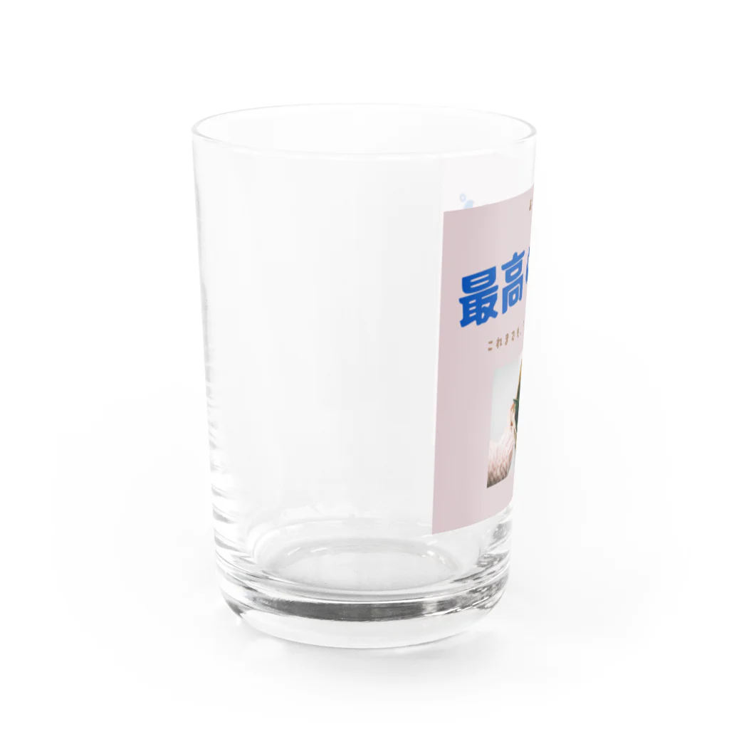 progress⭐️の最高のパパ Water Glass :left