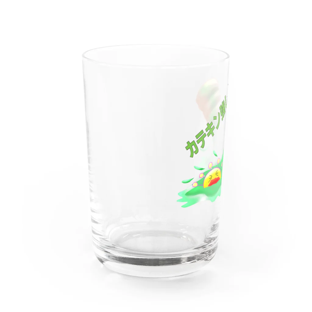 風都水都の緑茶で殺菌２ Water Glass :left