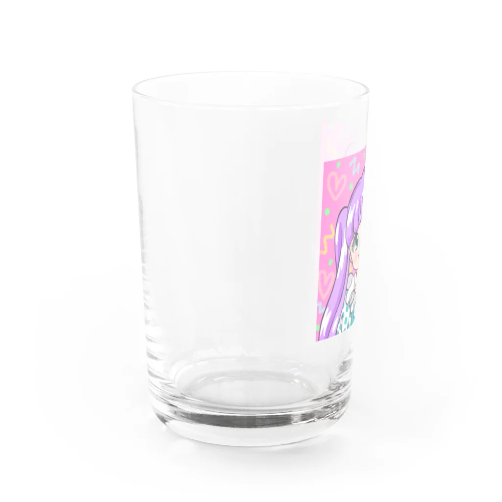 KURUKURUMEEの80Ｓガール Water Glass :left