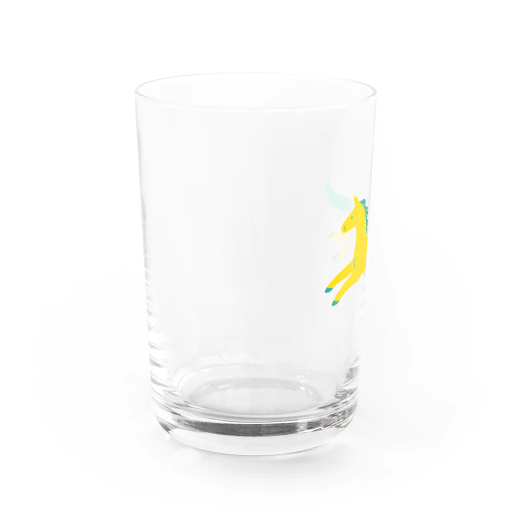 Rera(レラ)のレモンいろの馬 Water Glass :left