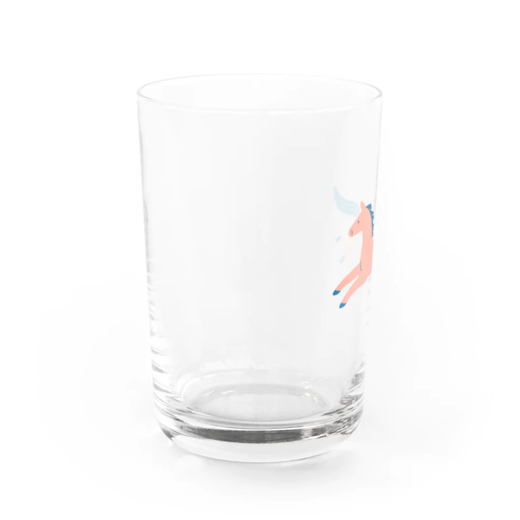 Rera(レラ)のももいろの馬 Water Glass :left