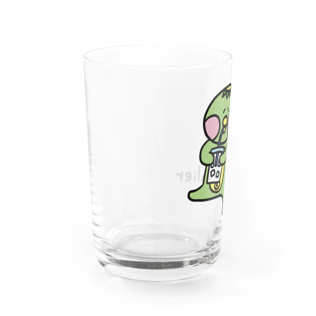 クーリエキャラクター（わ）のキューリエちゃん Water Glass :left