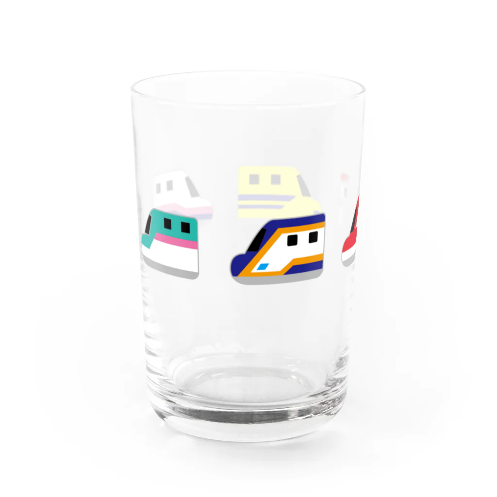 キラフルポップのコロンと新幹線 Water Glass :left