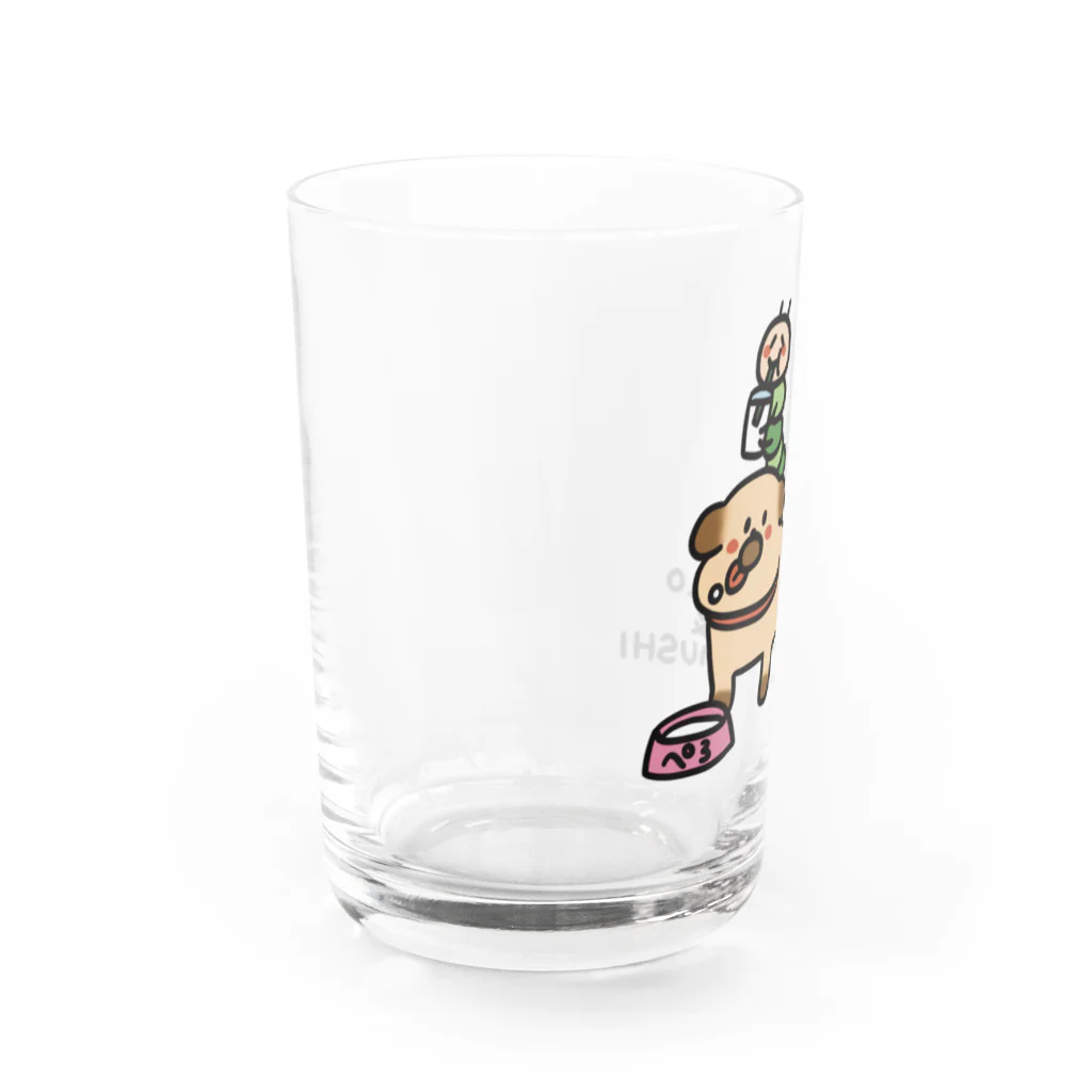 クーリエキャラクター（わ）のぺろ&あおむし Water Glass :left