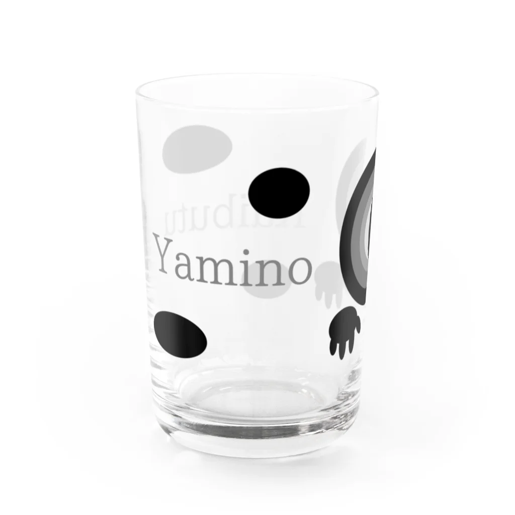 おっ!?とうふ屋さんのNO.32「Yamino Kaibutu」 グラス左面