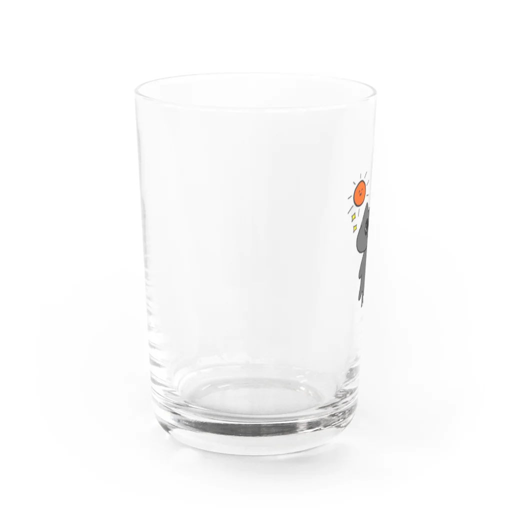 ennuのじゅるねこだって日焼けするもん Water Glass :left