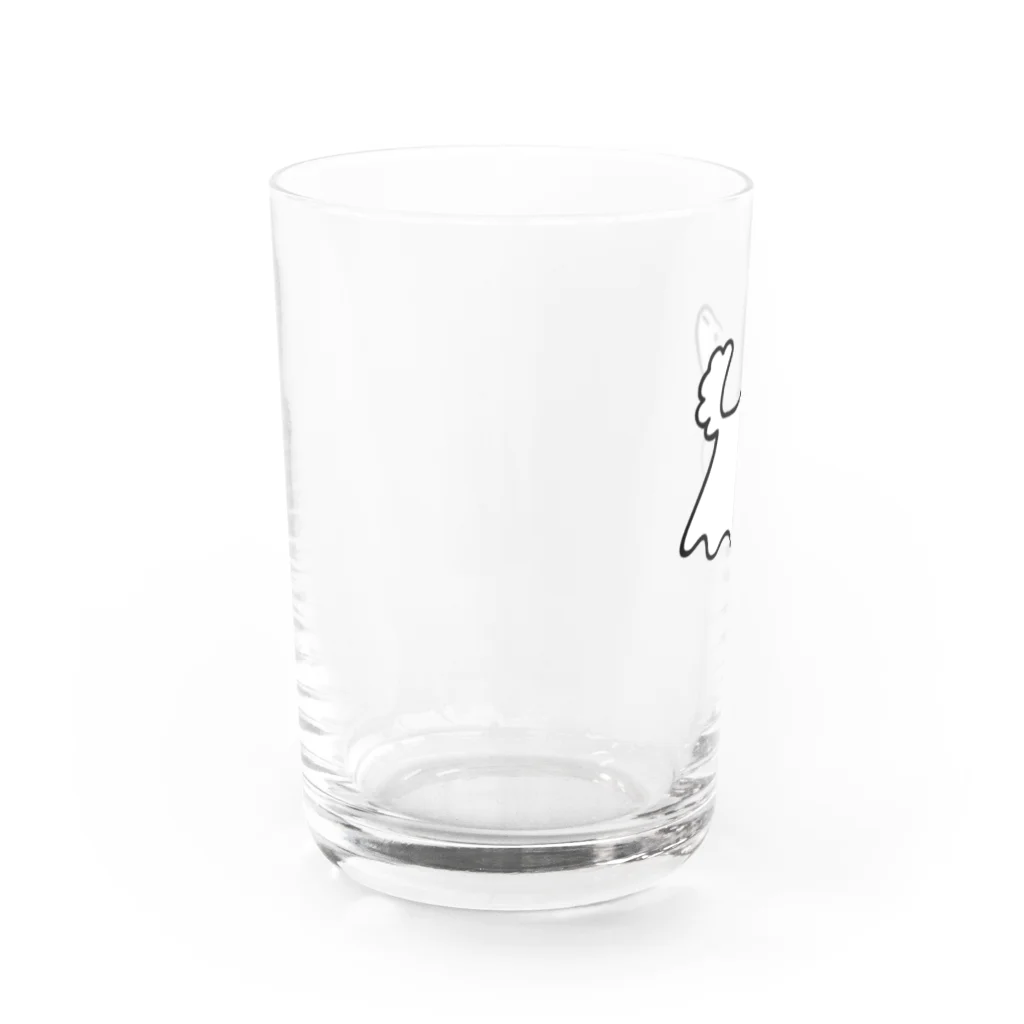 安眠ズSHOPのわんわんソロ Water Glass :left