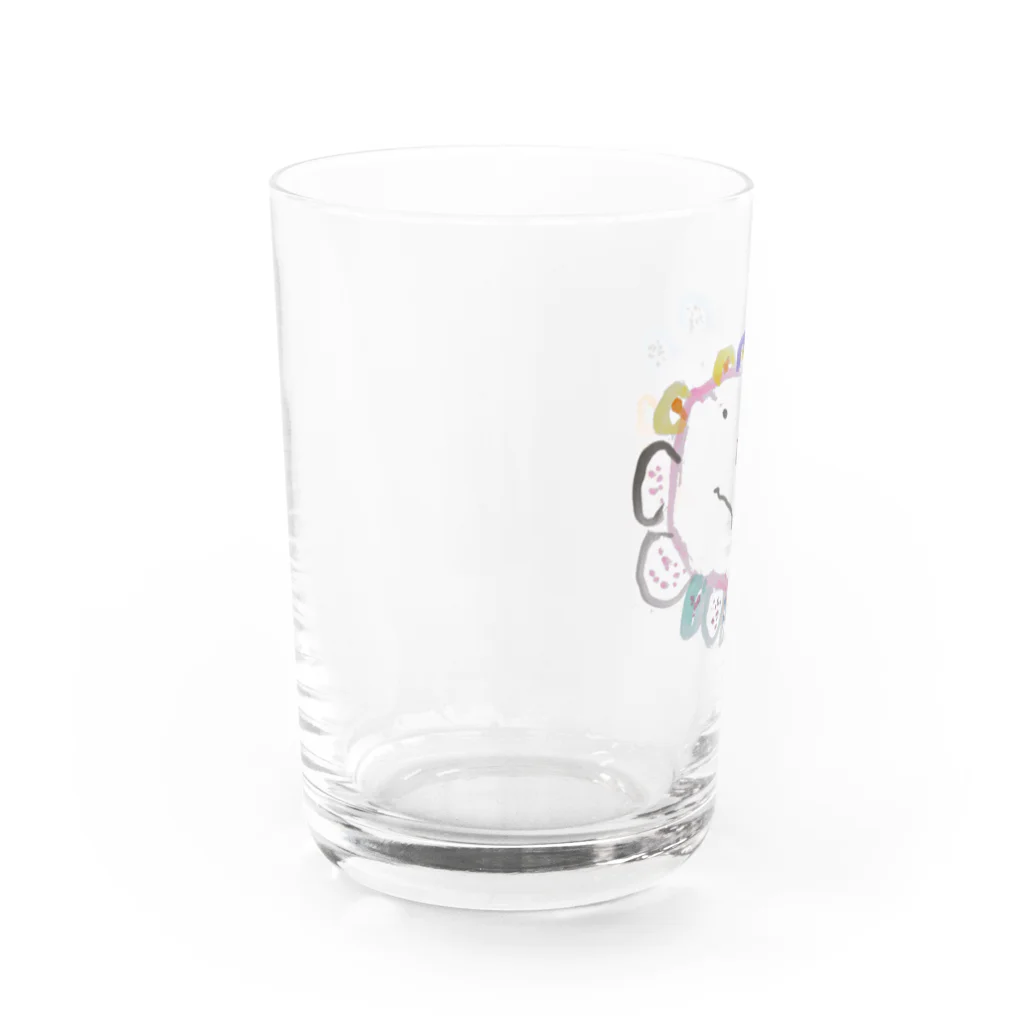 キブンシダイのライオン Water Glass :left