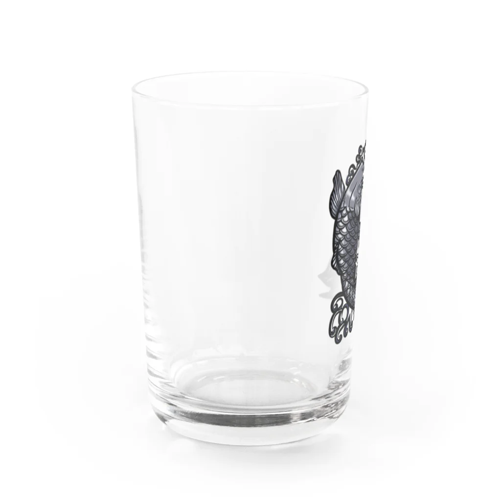 オリジナルデザインTシャツ　SMOKIN'の鯉の滝登り Water Glass :left