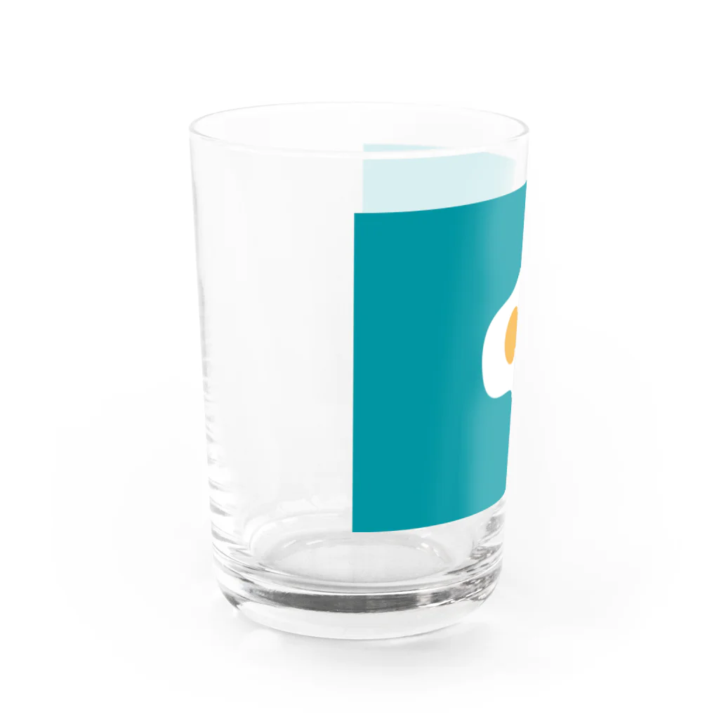 まるくのふたごめだまやき_背景色 Water Glass :left