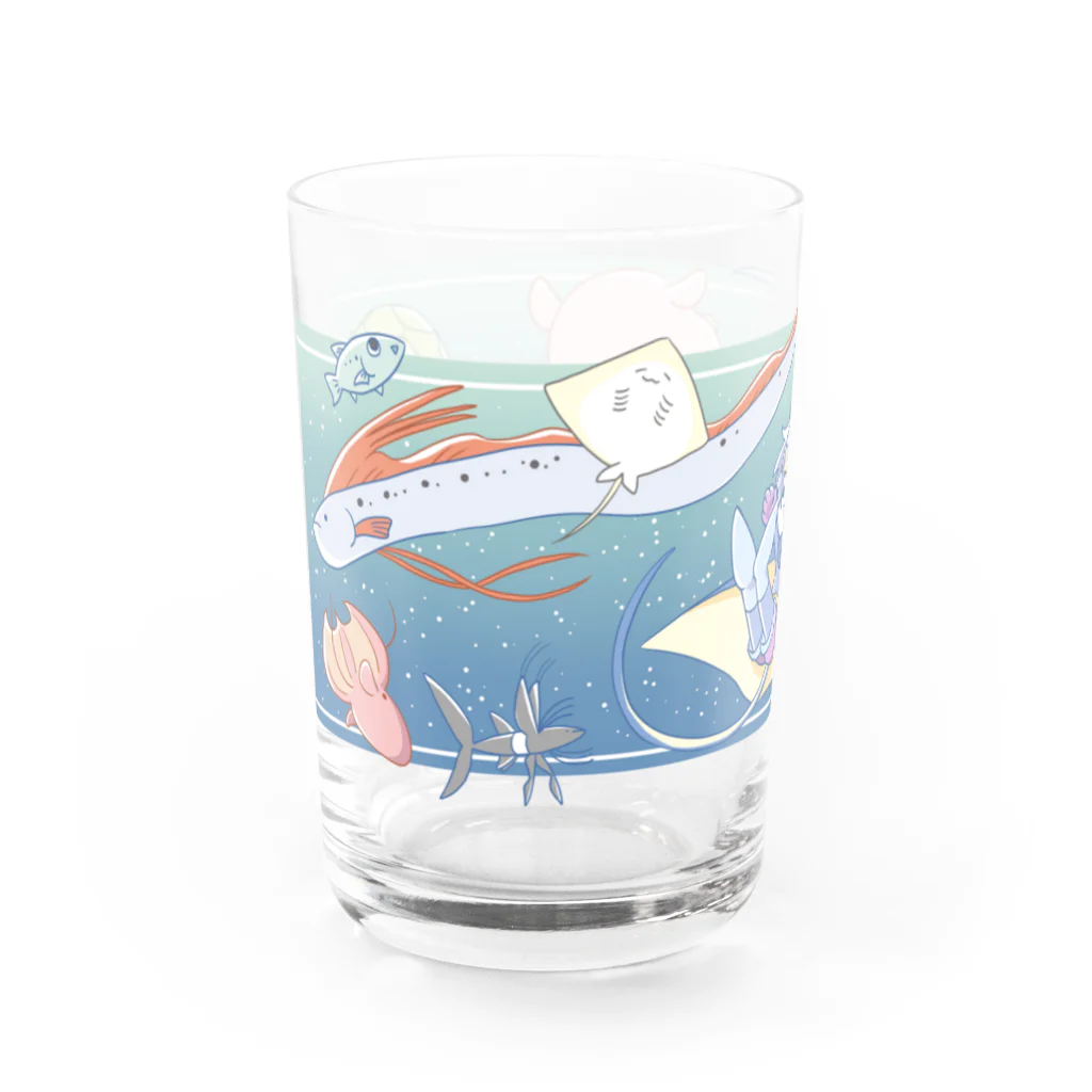 曲水のダイビング Water Glass :left