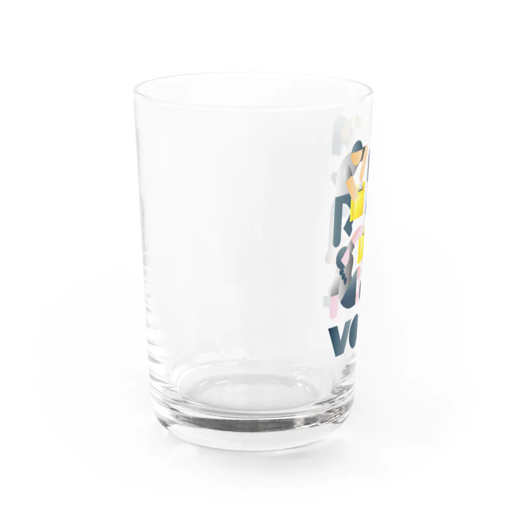 ITOH SUZURI SHOPのVOTE Water Glass :left