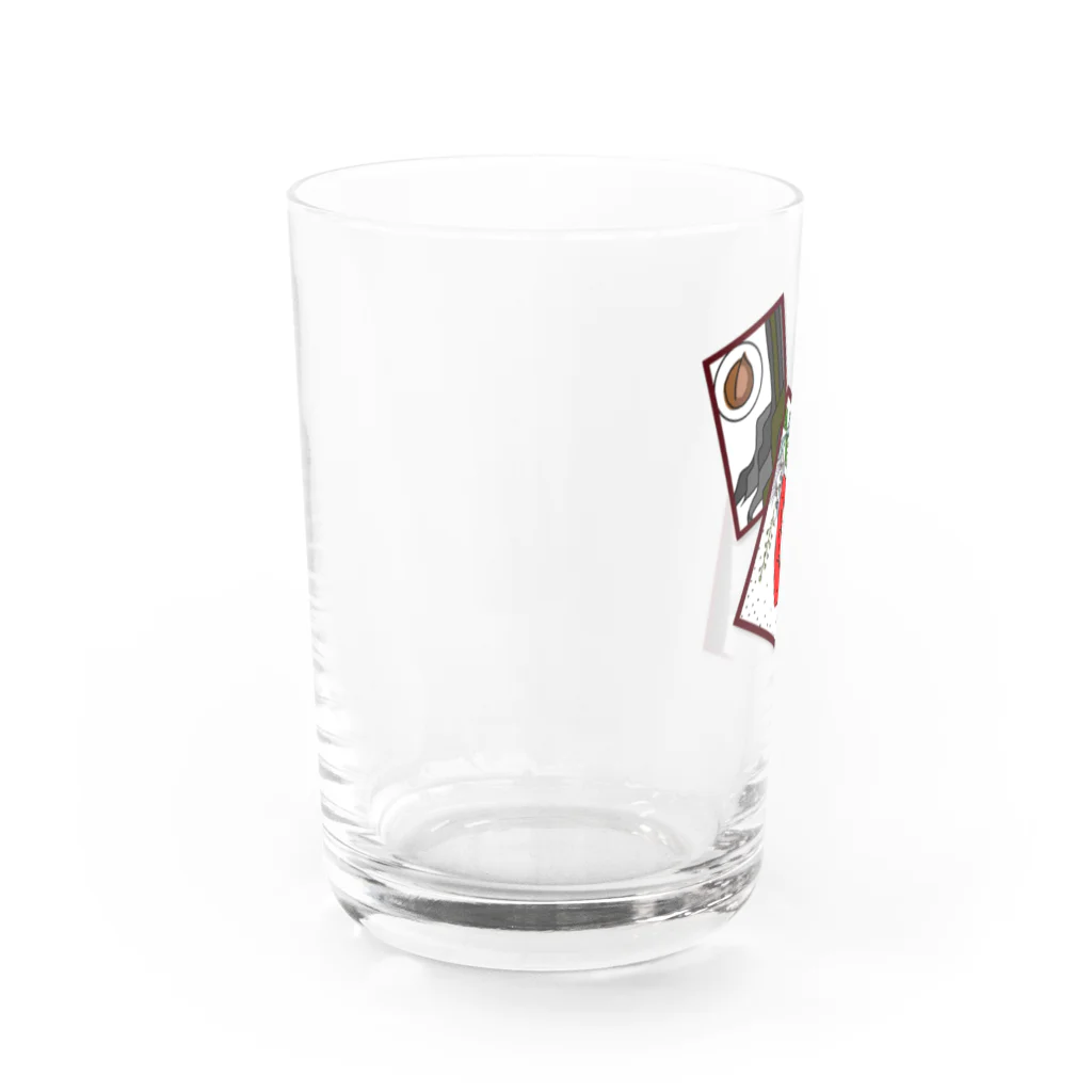 くいなの母の沖縄花札 Water Glass :left