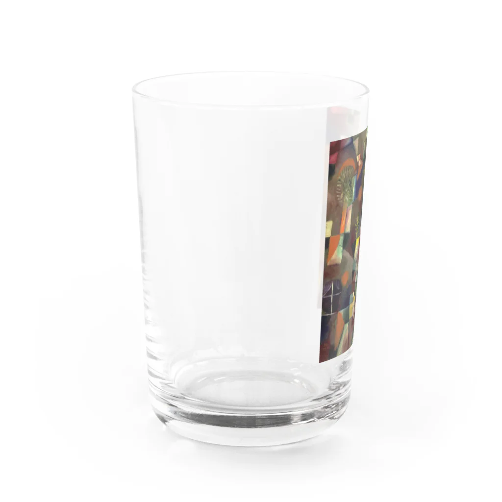 世界の絵画アートグッズのパウル・クレー 《満月》 Water Glass :left